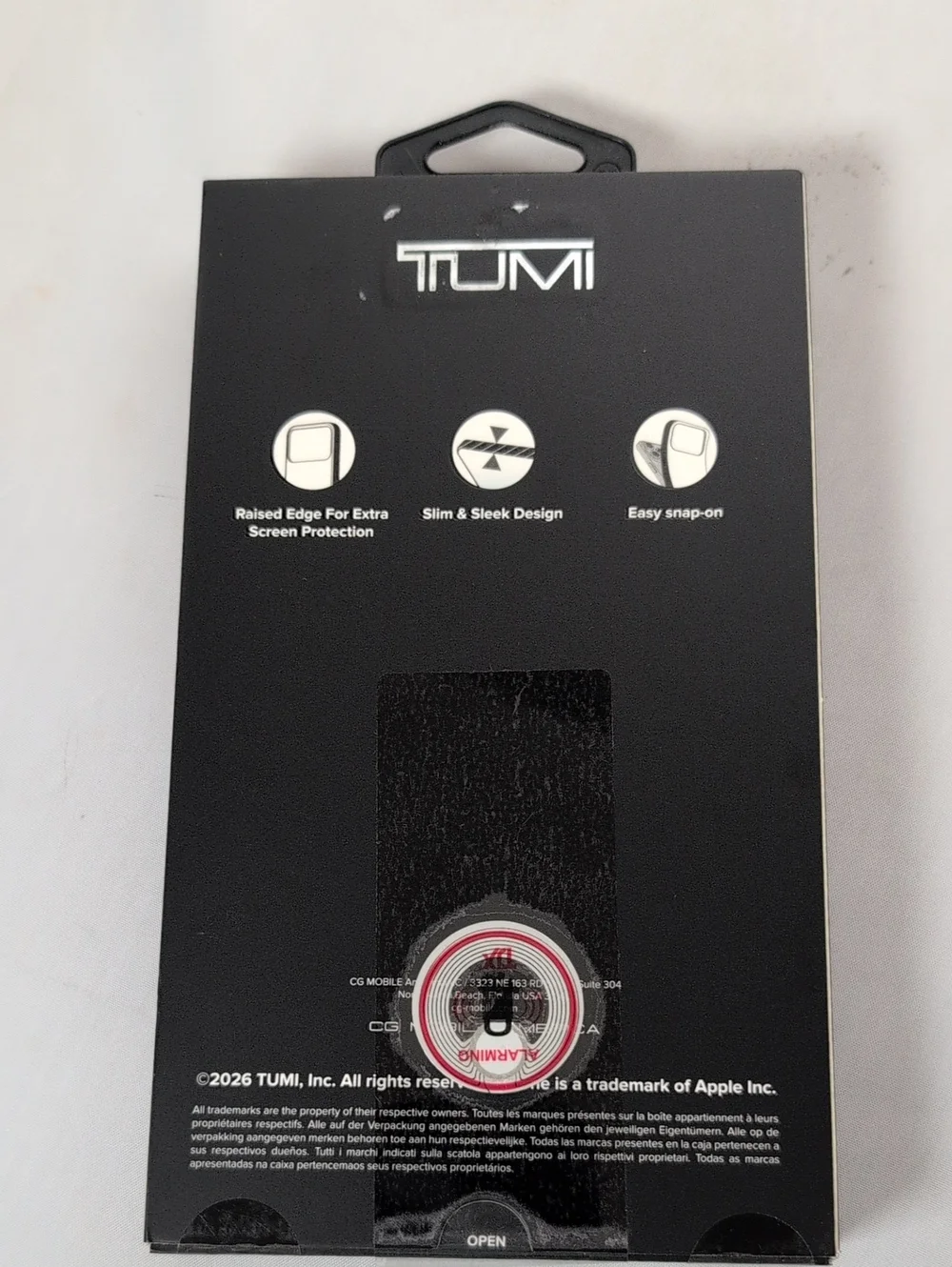 Tumi Black Camo iPhone 17 Pro Max Case